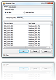 File rename window - simple tab